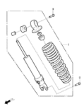 Federbein hinten