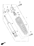 Federbein hinten