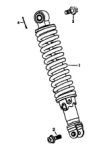 Federbein hinten