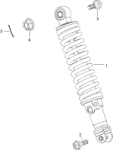 Federbein hinten