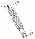 Stossdämpfer hinten