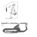 Auspuff, Hauptständer