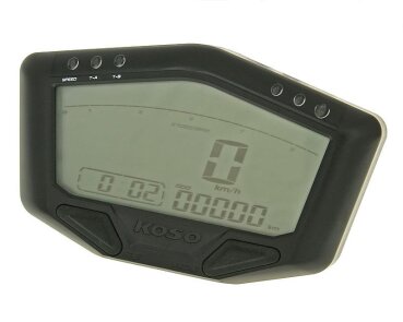 Multifunktions-Tachometer Koso DB-02 Race Batterie Version