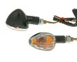 Blinker Set M10 schwarz Doozy klar, kurz