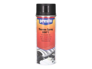 Thermo-Lackspray Presto schwarz matt 800°C 400ml