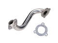 Auspuffkrümmer Edelstahl offen für Aprilia SX, RX, Derbi Senda, DRD, X-Treme, SM, Gilera RCR, SMT