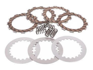 Kupplungsscheiben Set 4-Reibscheiben-Kupplung für Derbi Senda, GPR, Aprilia RX, SX, Gilera SMT, RCR, EBE, EBS, D50B0