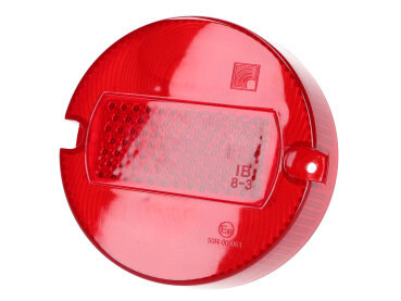 Rücklichtglas rot 100mm 2-Schrauben-Version für Simson S50, S51, S70, KR50, KR51, Schwalbe