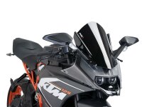 Windschild Puig Z-Racing schwarz für KTM RC 125,...