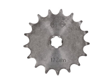 Ritzel / Kettenritzel alte Ausführung 17 Zähne für Simson S50, SR4-1, SR4-2, SR4-3, SR4-4, KR51/1 Schwalbe, Star, Sperber, Spatz, Habicht