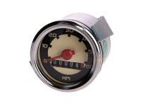 Tachometer universal 60km/h 48mm weiß für...