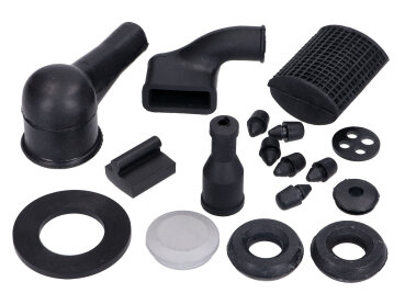 Kleinteile Kit Gummi, schwarz für Vespa PK 50-125