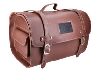 Lederkoffer Echtleder braun ca. 26 Liter 38x27x26...