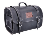 Lederkoffer Echtleder schwarz ca. 26 Liter 38x27x26...