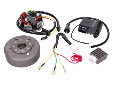 Umrüstkit Lichtmaschine / Zündung 12V für Kreidler Florett RS (K54), Sachs, Zündapp KS, GTS 50 (517 529 515) Mofa/ Mokick