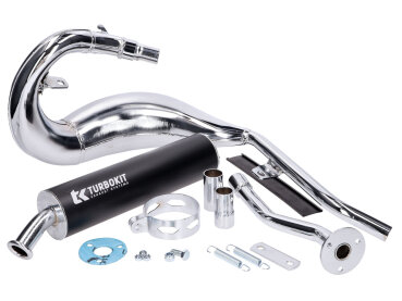 Auspuff Turbo Kit Bufanda R Chrom / ESD Aluminium für Beta RR 2021- Euro5