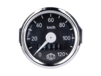 Tachometer Schmitt 120km/h rund 48mm für Simson, MZ...