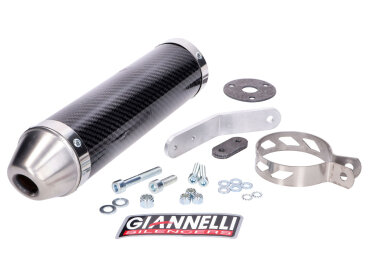 Endschalldämpfer Giannelli Carbon für Derbi DRD Edition 50 SM 03-07