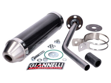 Endschalldämpfer Giannelli Carbon für Aprilia RX 50 99-04, MX 50 02-04