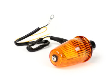 Blinker Moto Nostra Lenkerblinker LED (E-Prüfzeichen), 12 Volt Vespa V50, 50SS, 50SR, 50 Sprinter, 90SS, 90 Racer, PV125, ET3, Sprint150, Rally180/200 orange