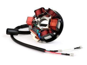 Zündung BGM PRO Grundplatte HP V2.5 Silikon Vespa PK XL 5-Spulen, 6-Kabel (Rundstecker mit 3-Pin) für Fahrzeuge ohne Batterie