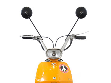 Spiegel Schwarz BGM PRO Lambretta Lui 50CL, Lui 75 S&SL , Luna, Vega ,Cometa rund