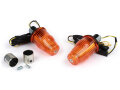 Blinker Nachrüst Set für Lenkerendenblinker Moto Nostra LED , mit E-Kennzeichnung, 12 Volt Vespa Smallframe PK S/XL/XL2/HP, Largeframe PX, T5, LML Ø=24mm Orange