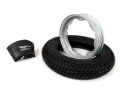 Reifen komplett Set BGM Classic, Lambretta 3.50 10 Zoll TT 59P (reinforced) Felge 2.15-10 Grau