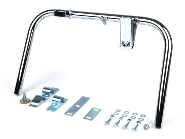 Hauptständer BGM PRO Soft Stop V2 System Vespa Largeframe (10") Sprint150 (VLB1T), Rally180 (VSD1T), Rally200 (VSE1T), GT/GTR125 (VNL2T), TS125 (VNL3T), GL150 (VLA1T) Chrom