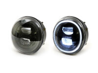 Scheinwerfer Moto Nostra LED HighPower schwarzer...