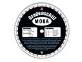 Gradscheibe MOGA 120mm Durchmesser 6mm Bohrung 0,80mm stark für...