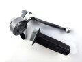 Gasgriff Armatur Griffbreite 105mm Armaturbreite 28mm Farbe schwarz für Mofa, Moped