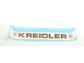 Kennzeichenhalter Aufkleber 155mm 17mm Weiß für Kreidler Florett, Flory, MF, MP, Moped, Mokick