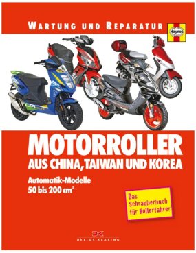 Kymco DJ 50 Wartunghandbuch / Reparaturanleitung für Motorroller aus China,  Taiwan und Korea Ersatzteile